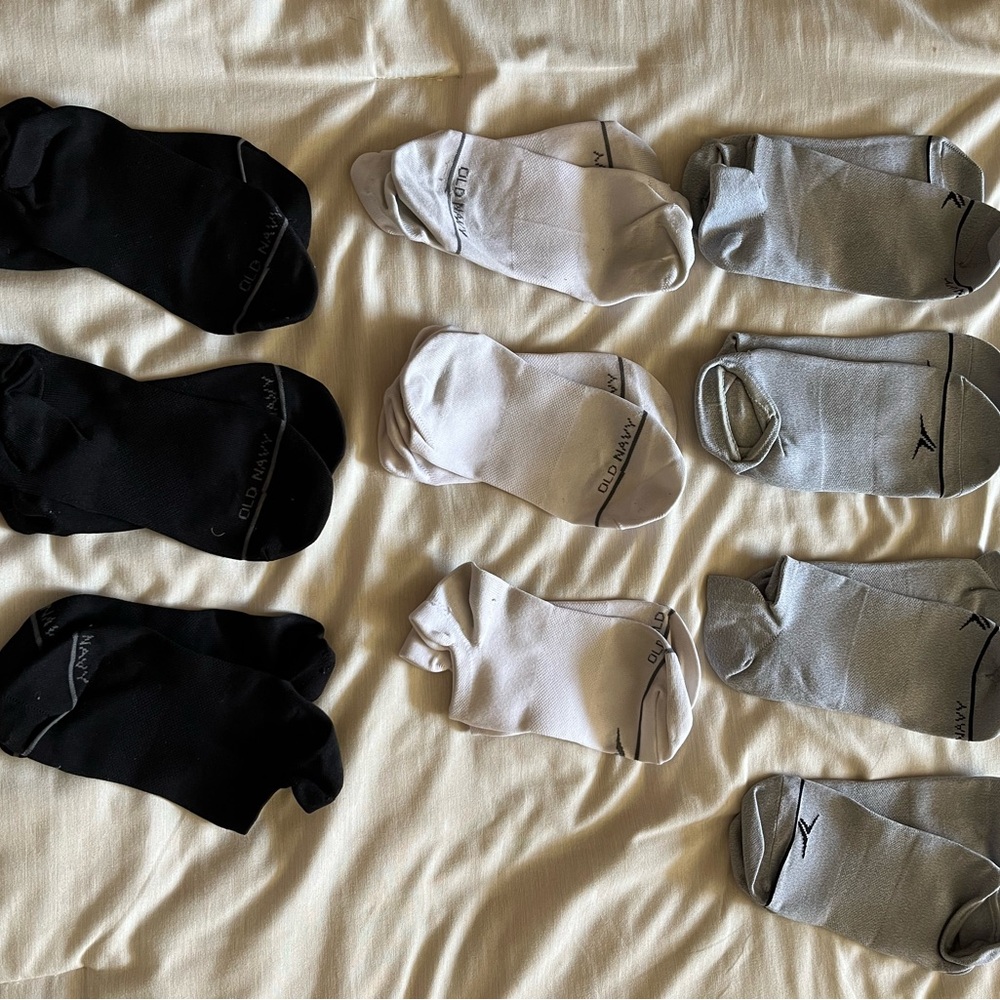 Ankle length no show socks